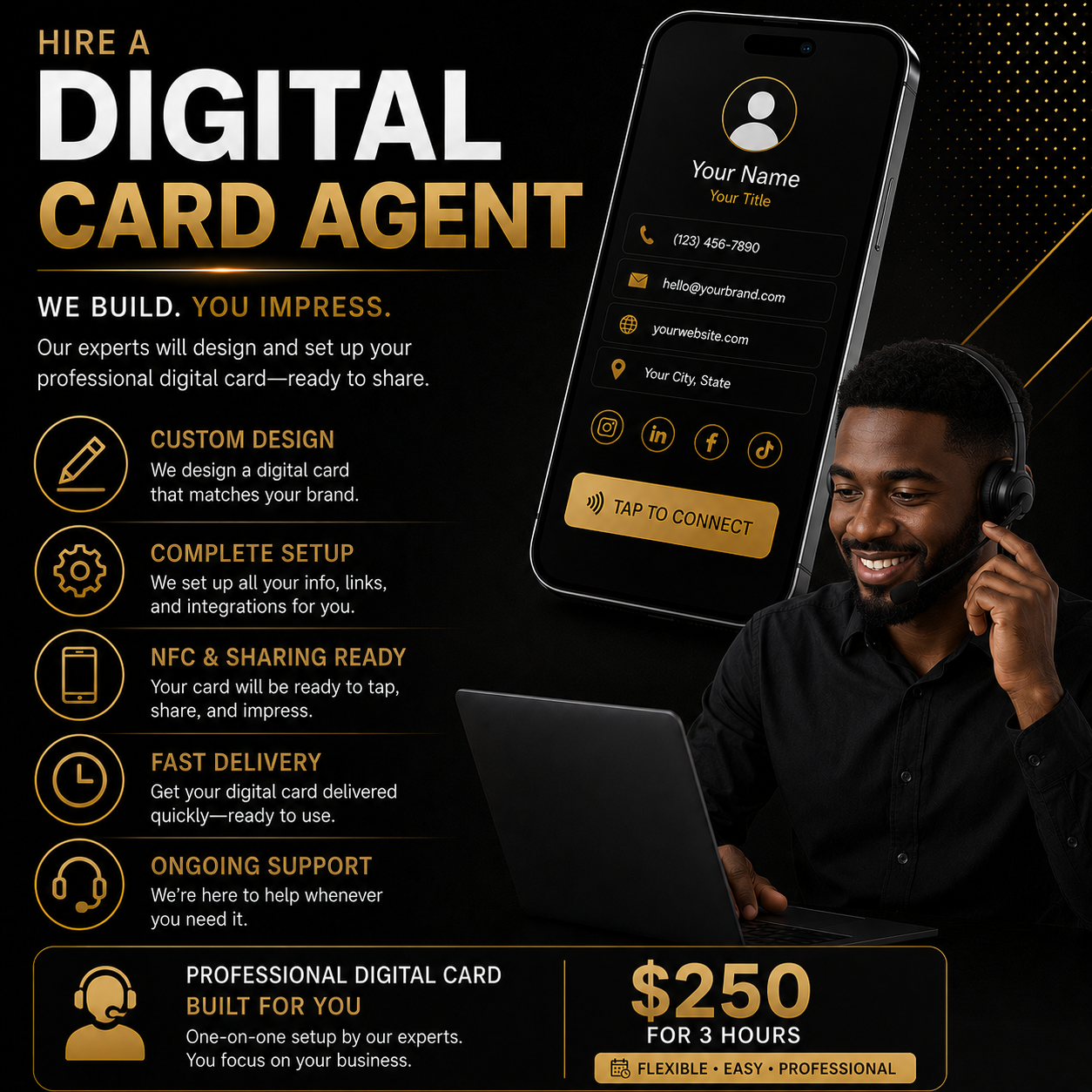 Digital Card Agent | $250 for 3 Hours