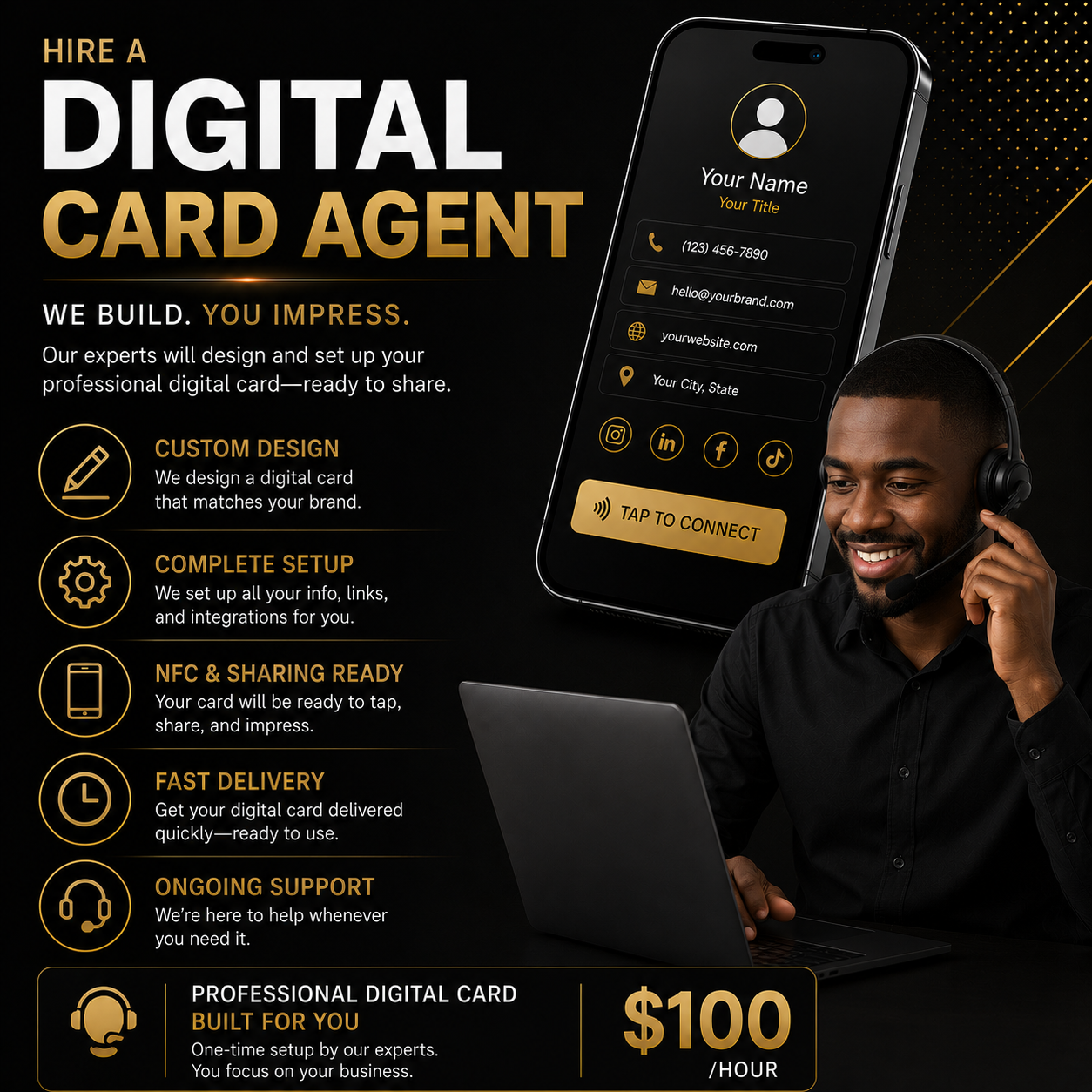 Digital Card Agent | $100/hour