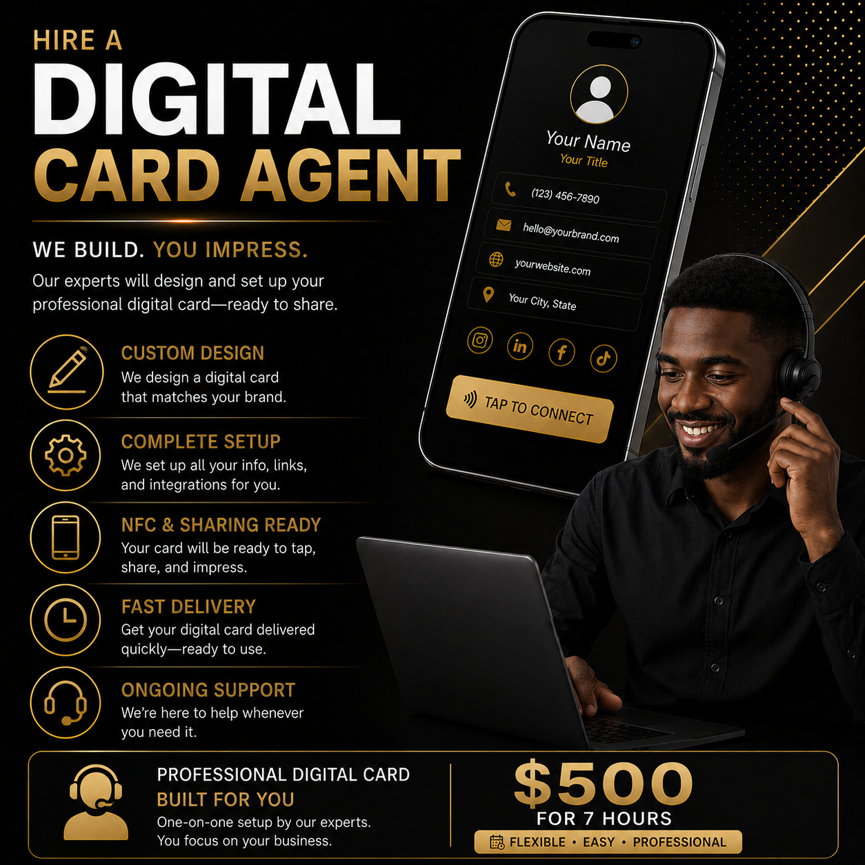 Digital Card Agent | $500 for 7 Hours