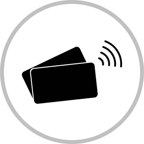 Card tap logo